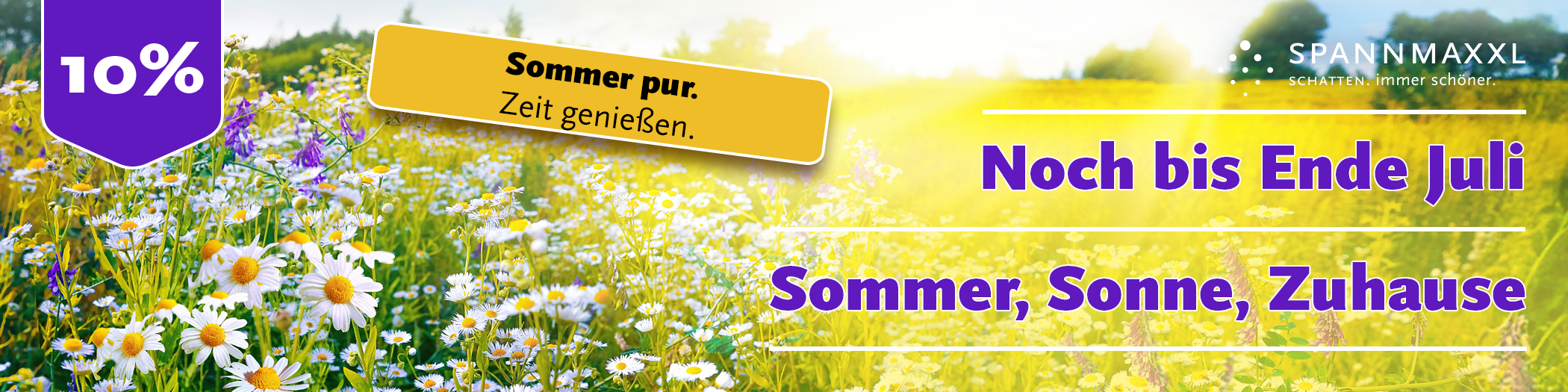 Sommer, Sonne, Zuhause – Nur bis 31. Juli 2026 –  10% Rabatt