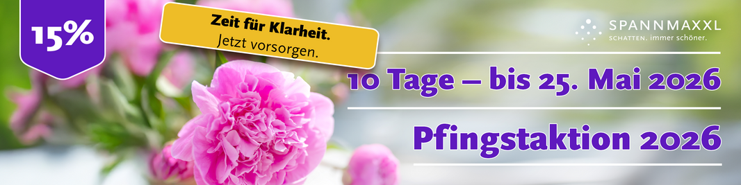 10 Tage – bis 25. Mai 2026 – Pfingst-Rabatte