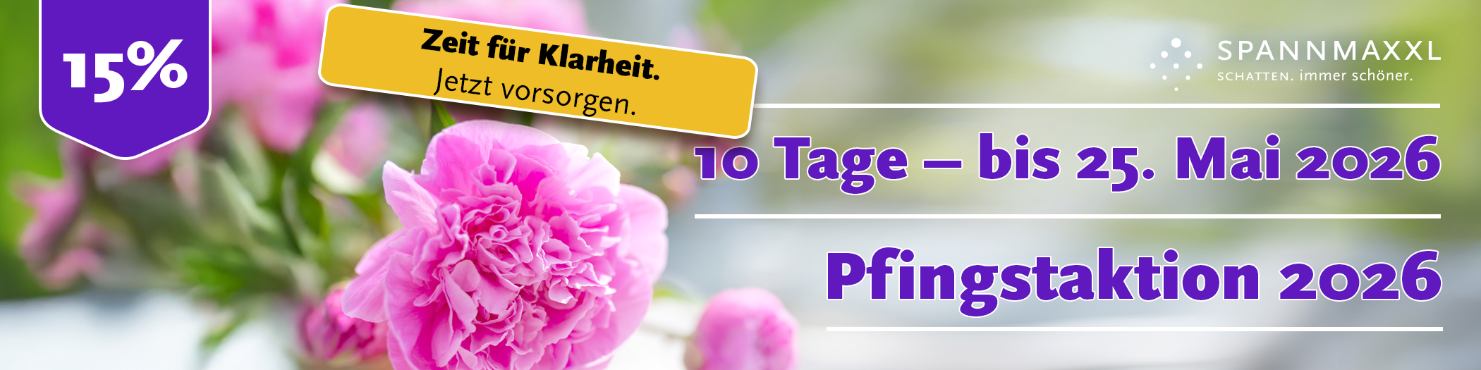 10 Tage – bis 25. Mai 2026 – Pfingst-Rabatte