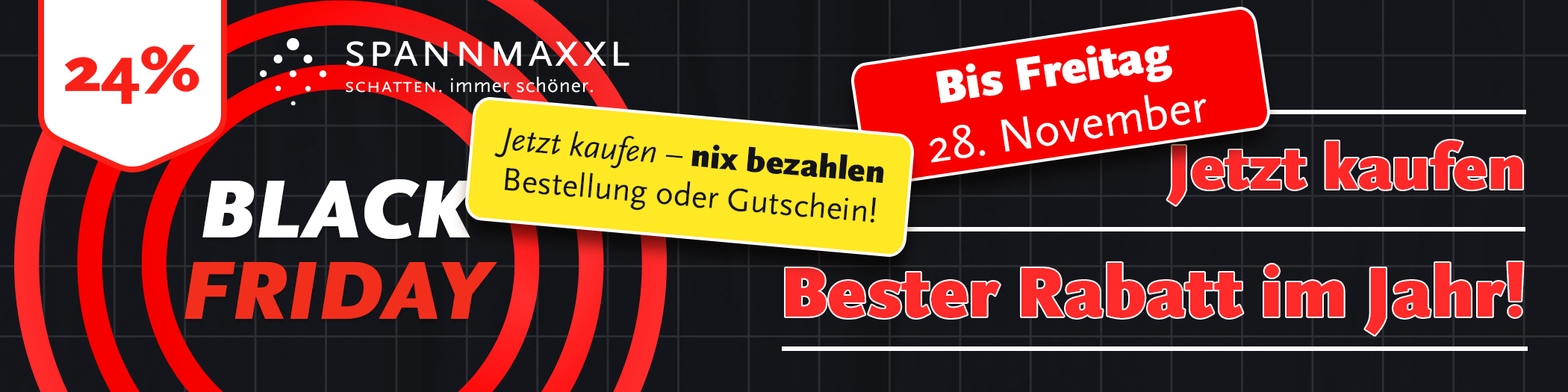 BLACK-Week – SPANNMAXXL-Wolkenbahnen – sparen wie nie zuvor