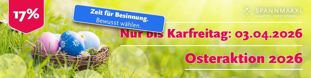 17 % Osteraktion – nur bis Karfreitag