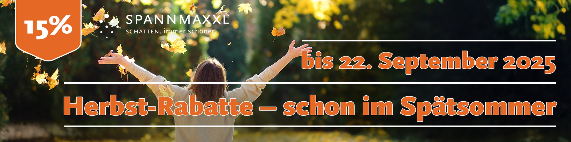 Herbst-Rabatte – schon im Spätsommer
