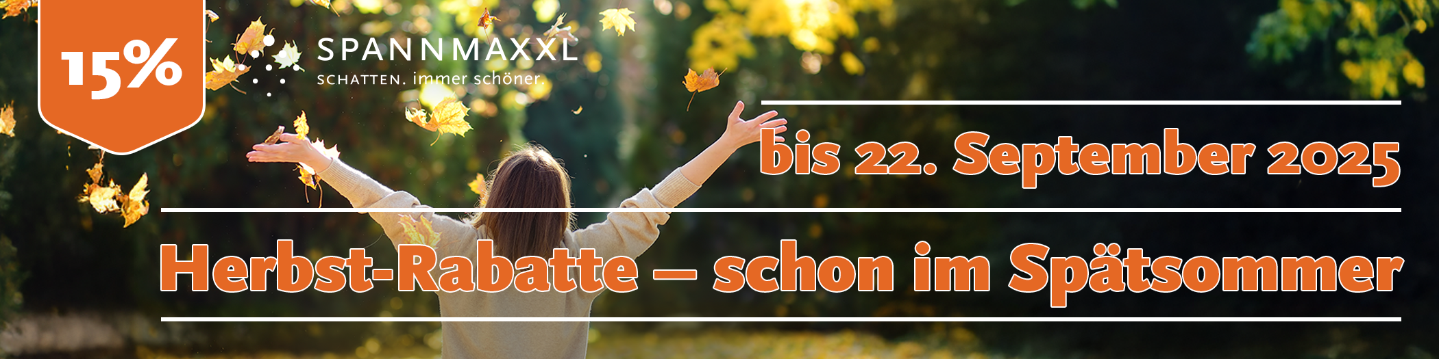 Herbst-Rabatte – schon im Spätsommer