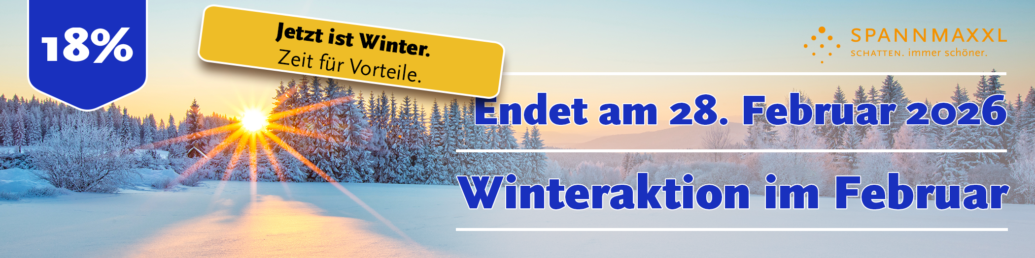 Winteraktion im Februar – Endet am 28. Februar 2026