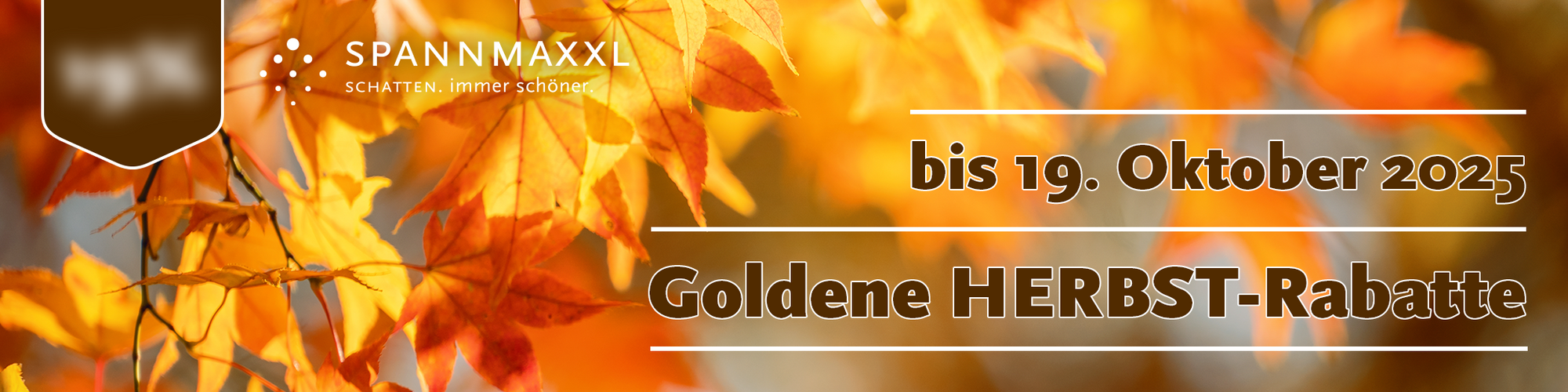 Rabatt  & Preisvorteil bis 19. Oktober