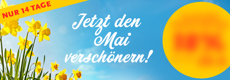 SPANNMAXXL-Rabatte und Preisvorteile: Jetzt den Mai 2025 verschönern – nur 14 Tage