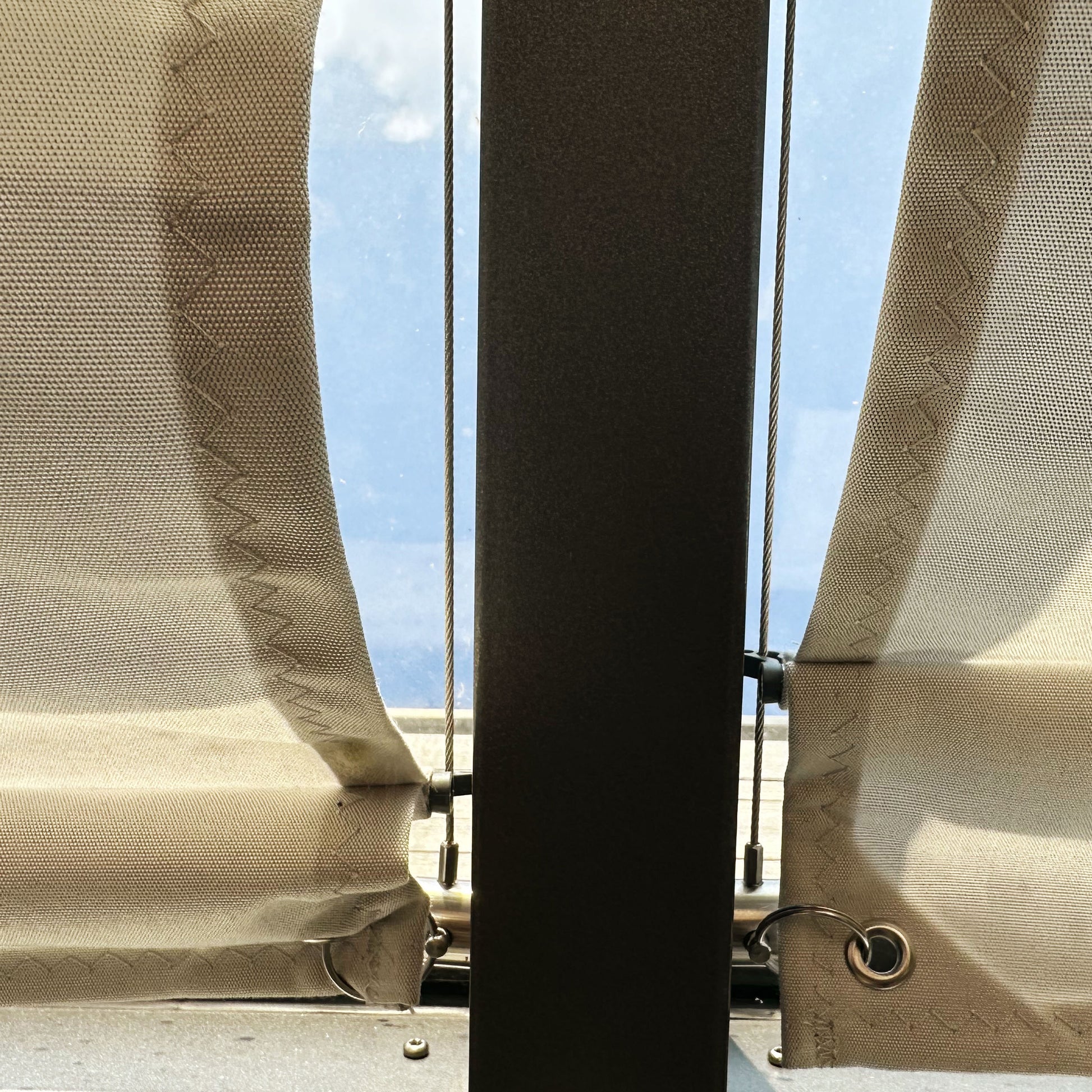 Detail der SPANNMAXXL-Beschattung