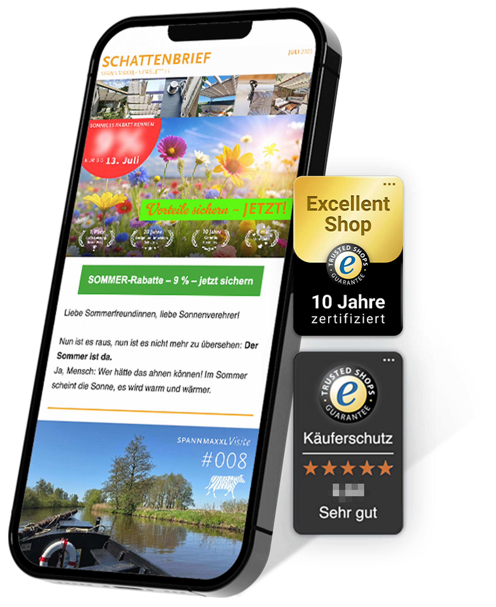 Newsletter bestellen – bis 100 Euro sparen – SPANNMAXXL-Vorteile sichern