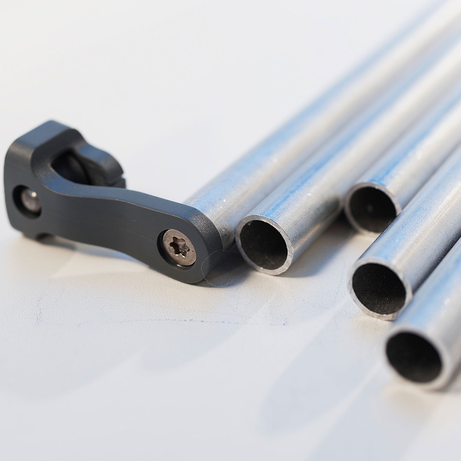 Aluminiumrohr 12 mm für Roll-Pendelhaken im SPANNMAXXL-Beschattungssystem