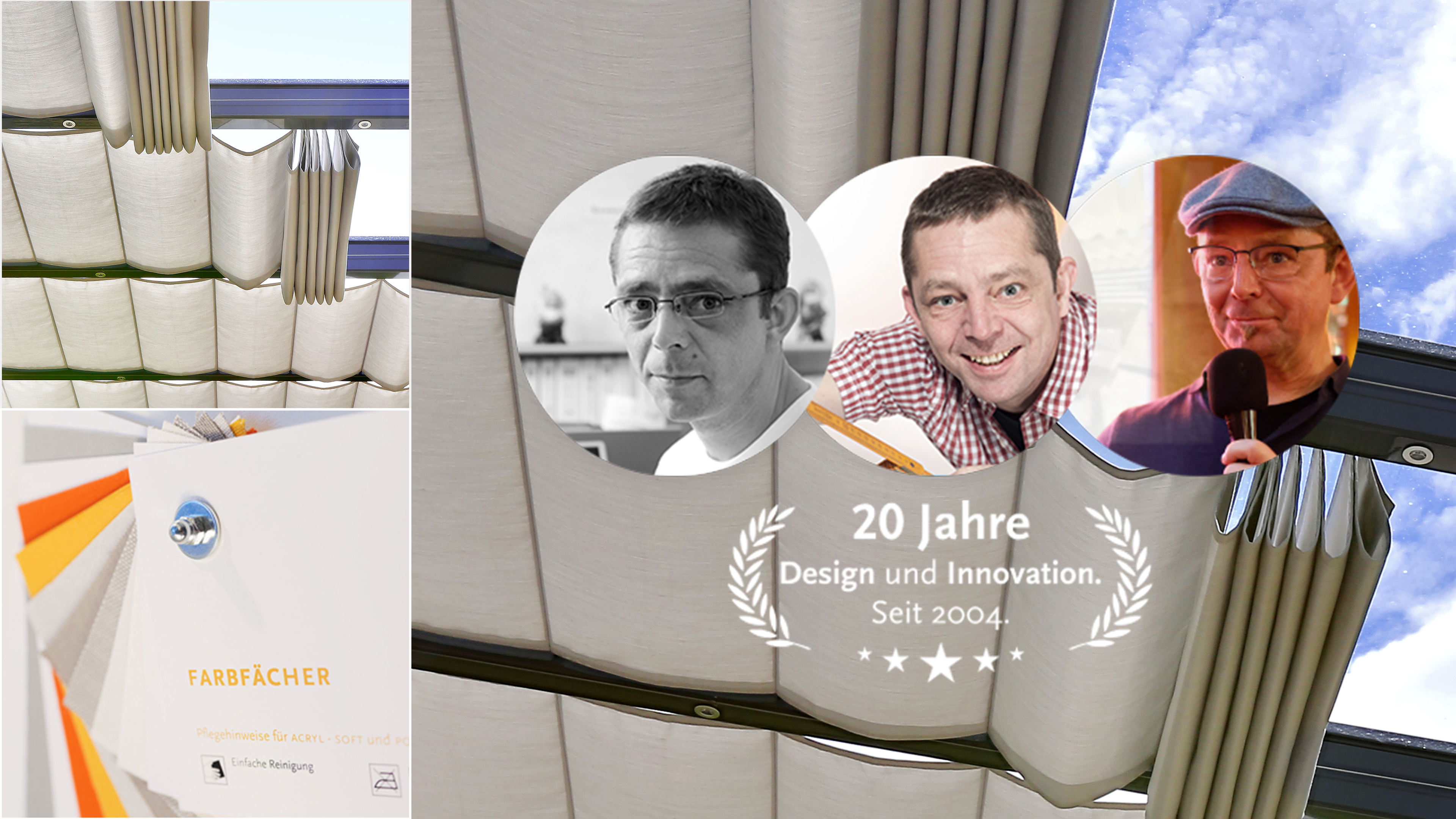 Knuth Hornbogen - über 20 Jahre Design & Innovation – SPANNMAXXL-Seilspannmarkisen made in Germanyå