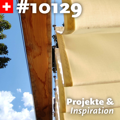 Detail-Liebe unterscheidet SPANNMAXXL-Vorteile mit Zick-Zack-Naht in der Pergola-Markise aus Holz, Aluminium oder Stahl