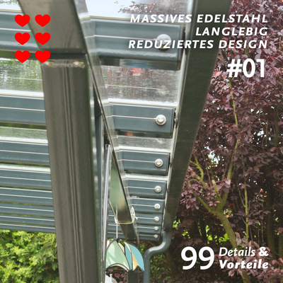 Pergola-Markise-PSXL-Vorteil-Nummer 01 –– Massive Edelstahlzylinder für einfache Monta-ge in Pergola-Dach aus Aluminium-Holze-oder-Stahl
