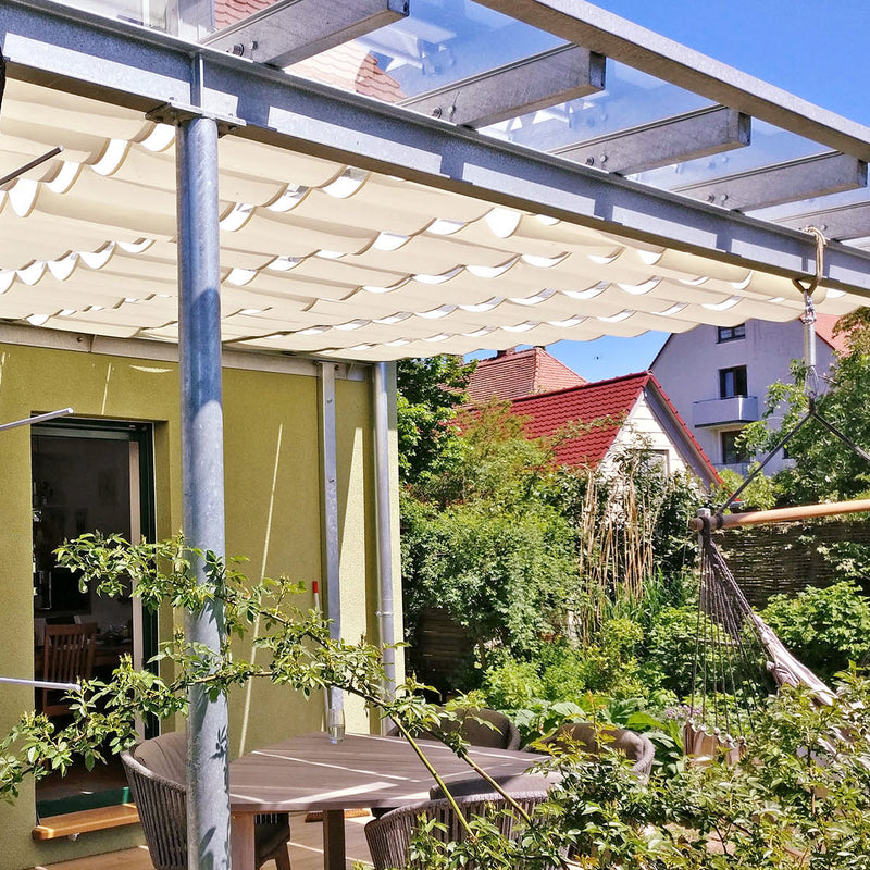 Wolkenbahn-Beschattungssystem-Sonnenschutz