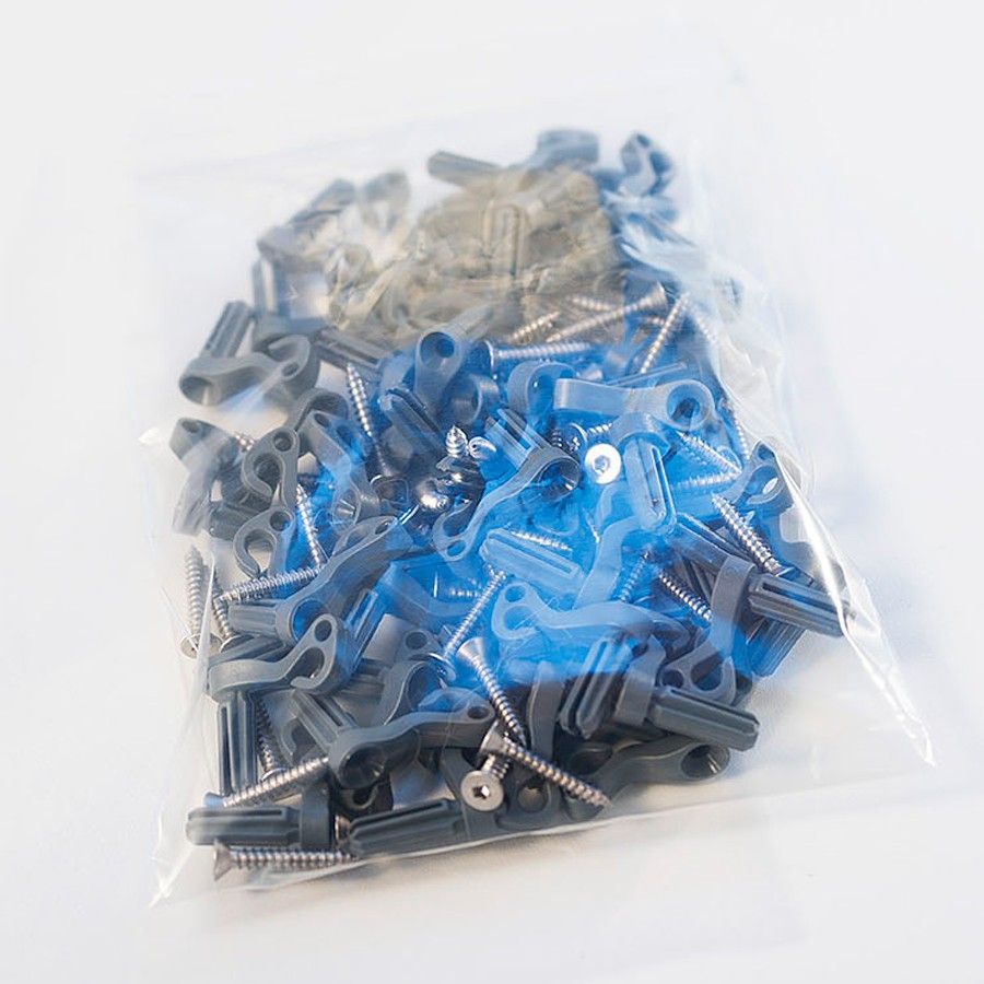 50 Stück Pendelhaken mit Torx-Schrauben im Beutel